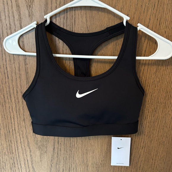 Nike Black Medium Support Sports Bra Size XS - Picture 2 of 4